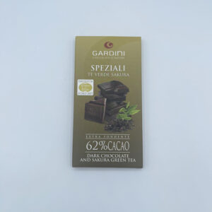 Gardini SPEZIALI Tè Verde Sakura Extra Fondente 62% Cacao 80 gr