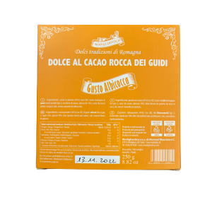 MODIGLIANTICA Dolce VEGAN al cacao Gusto Albicocca Rocca dei Guidi 250 gr