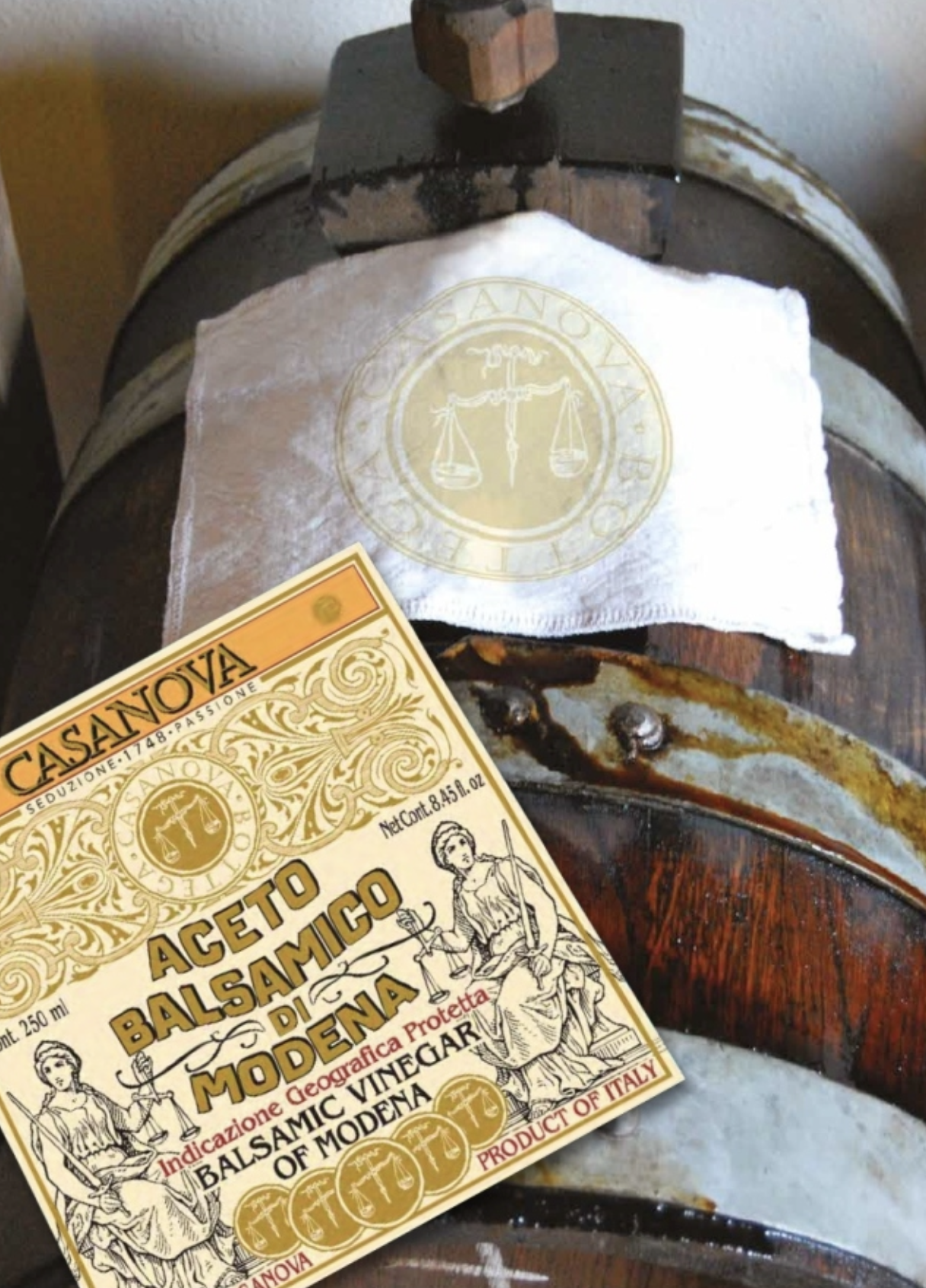 Casanova 1748 Aceto Balsamico di Modena IGP Invecchiato 15 Anni Qualità 15 250 ml